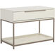 Rebel 38 X 27.25 inch Champagne Gold / Cream Night Stand, Large